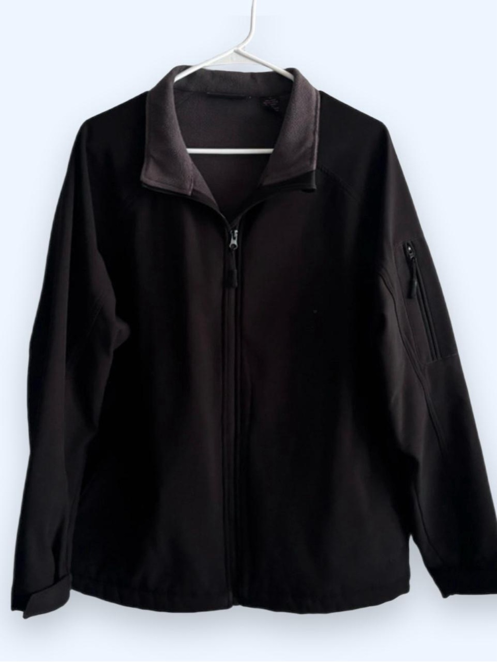 Avia Black Full-Zip Performance Jacket